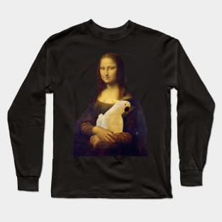 monalisa had a cockatoo Long Sleeve T-Shirt